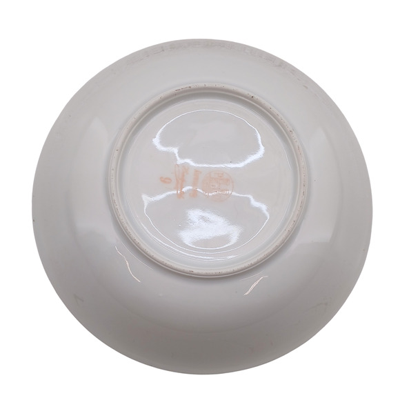 Vessra Germany Serving Bowl Hand Painted Floral Rose Pattern Gold Rim 8" Japan - Picture 4 of 7